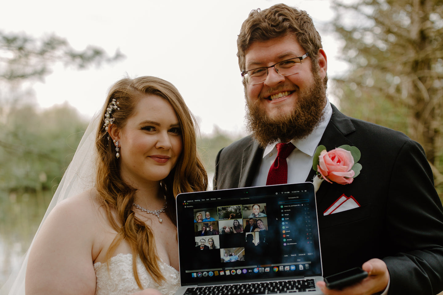 A Zoom Wedding with Caitlin and Nick