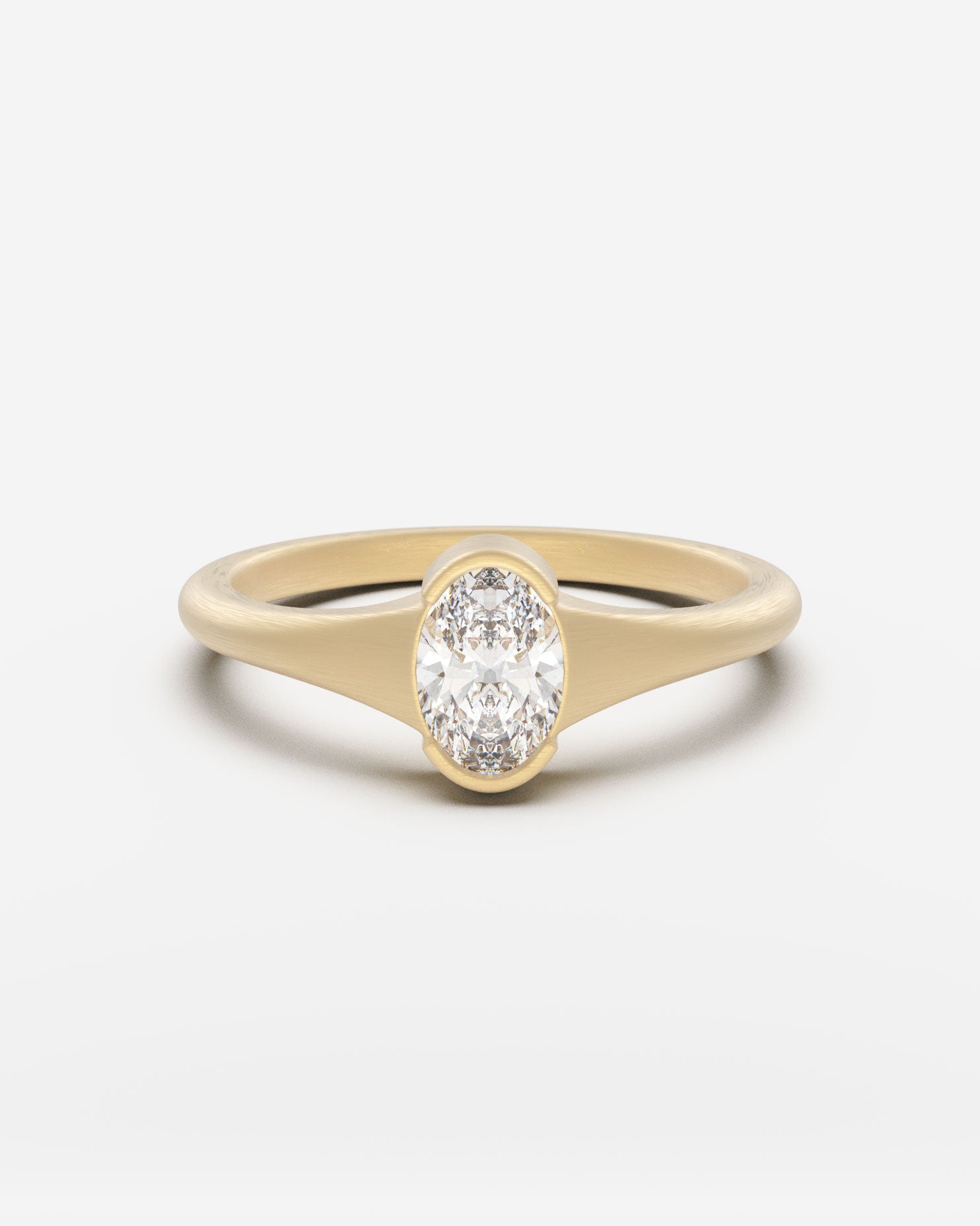 The Mini Facade Diamond Signet Ring | Holden