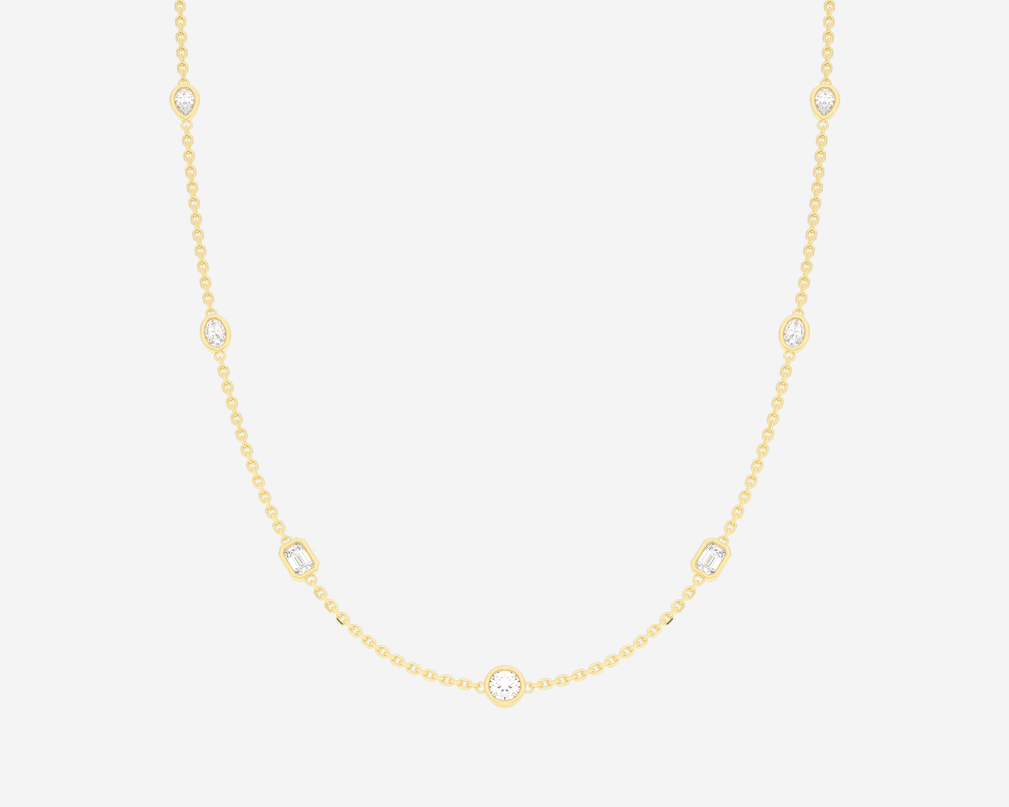 The Classic Diamond Station Necklace | Holden