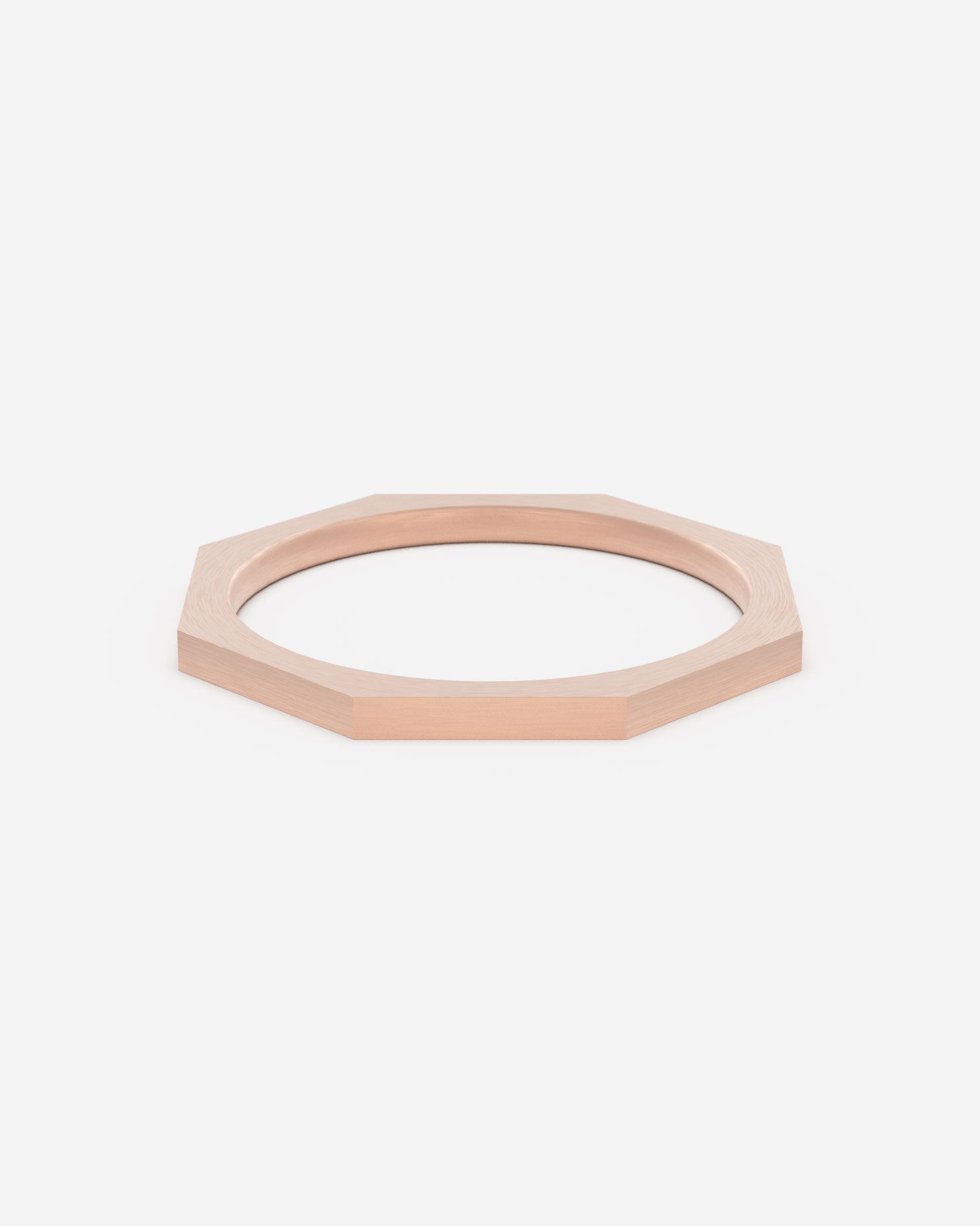 Octagon Wedding Ring | Geometric Wedding Band | Holden