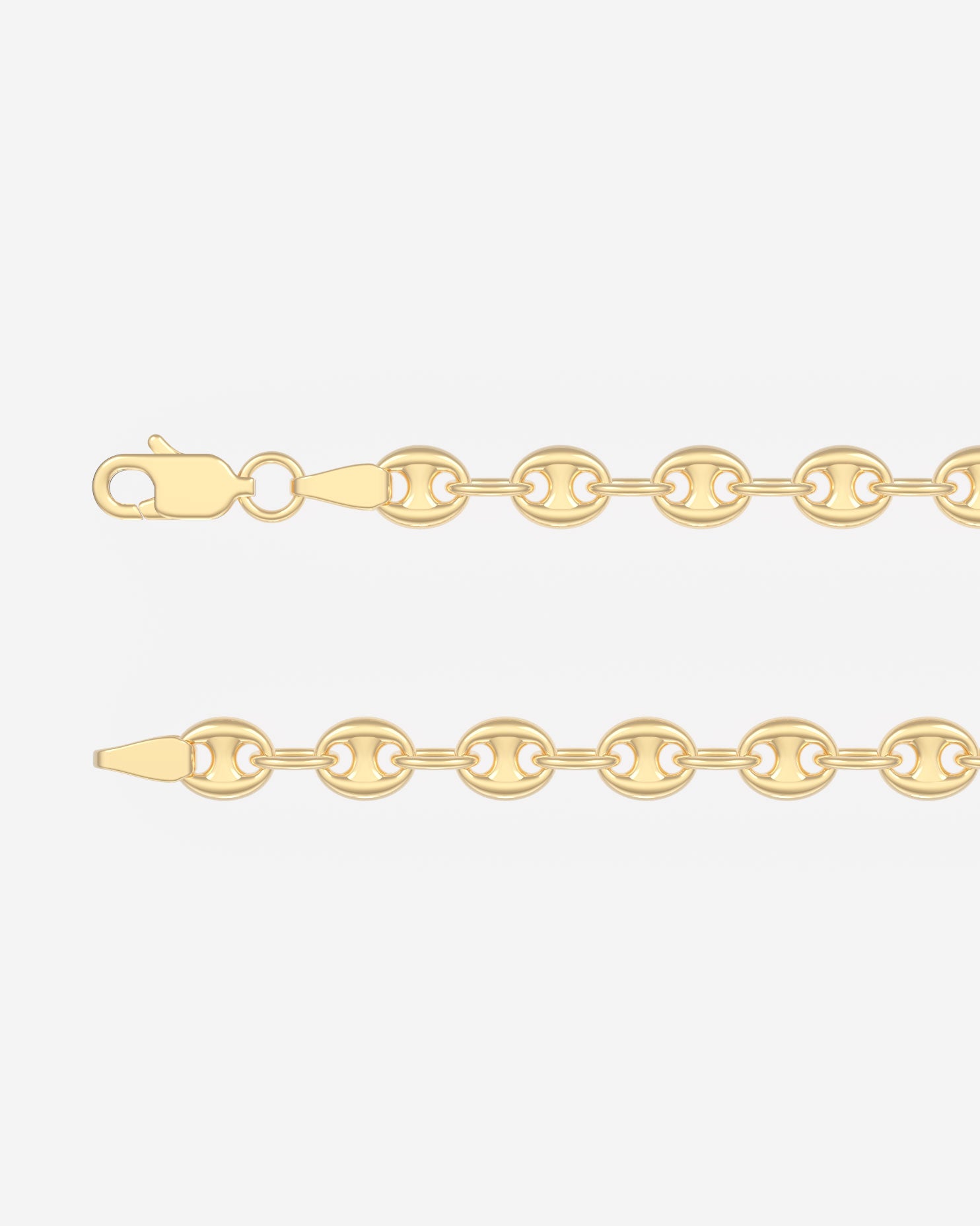 The Puffed Mariner Gold Link Bracelet | Holden