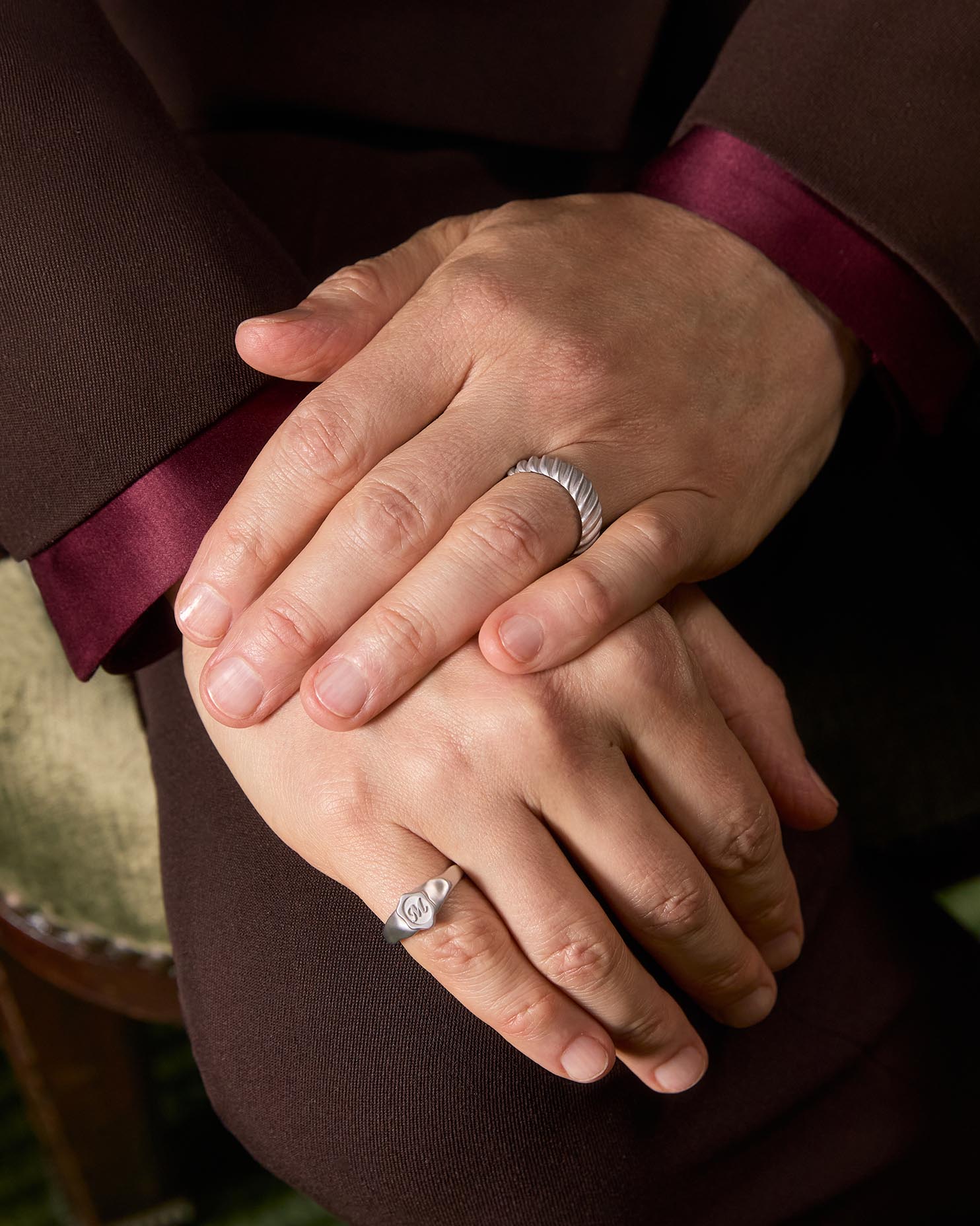 YSTRDY'S TMRRW PACIFISM RING by END リング The Continuum Twisted Wedding Ring | Holden