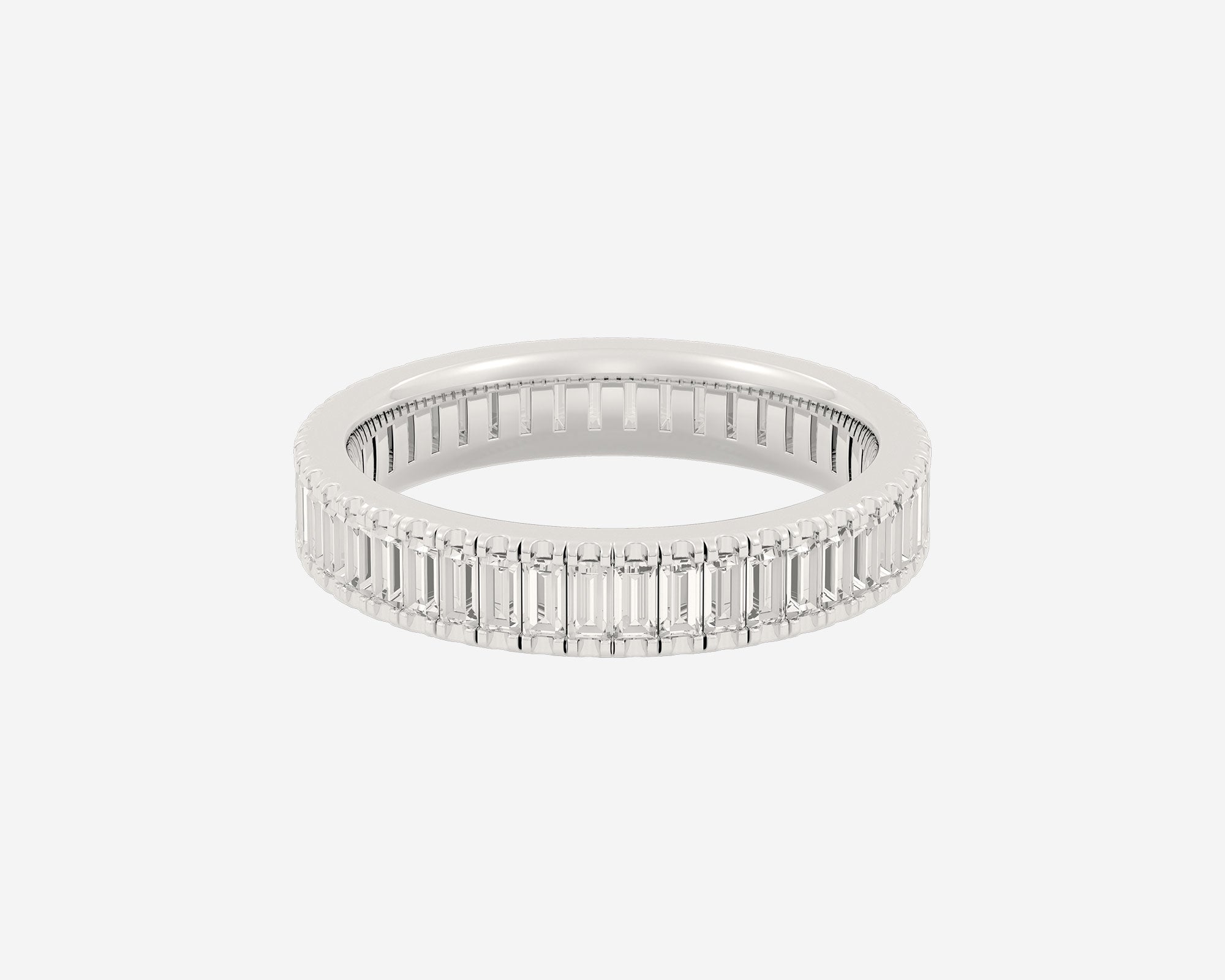 Full baguette diamond store ring