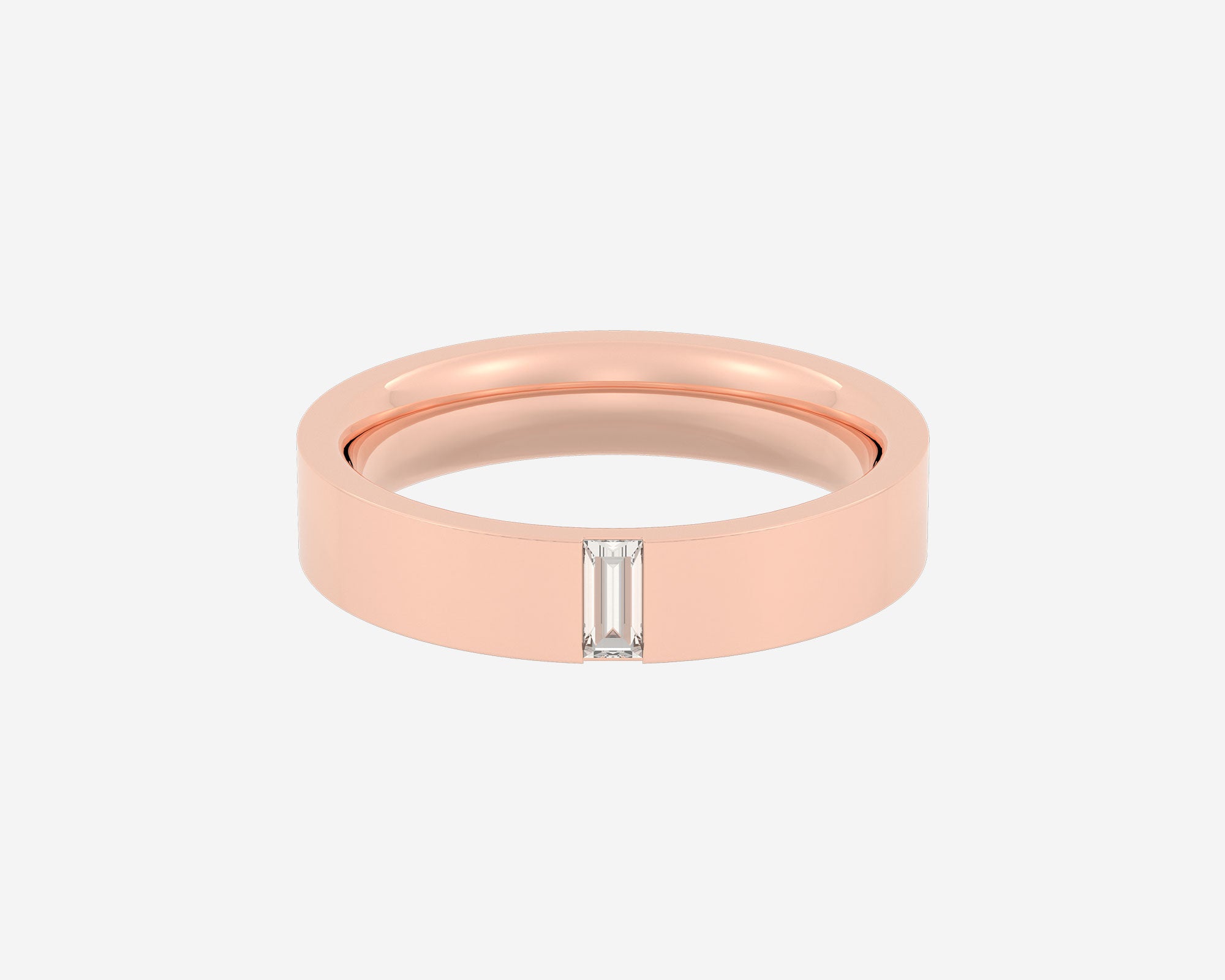 Wedding band flush with engagement ring discount