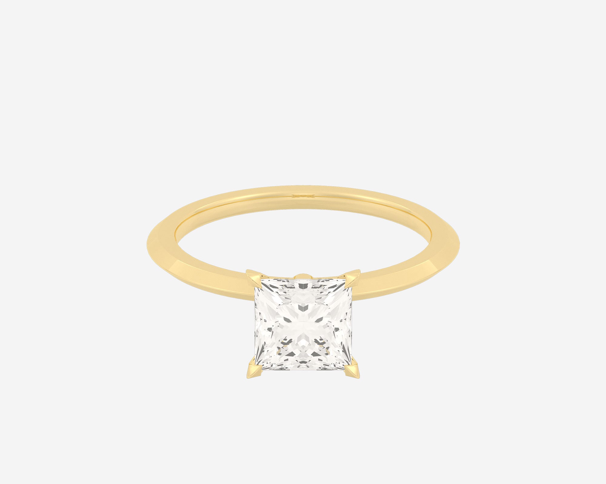Holden Triangle Solitaire Princess Engagement Ring